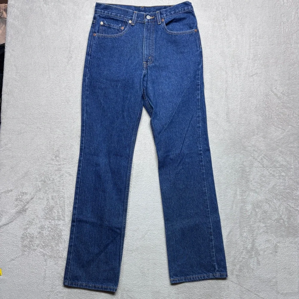 VTG Levi's 517 Jeans Mens 31x34 (Fits 30x33) Boot Cut Blue Denim Y2K